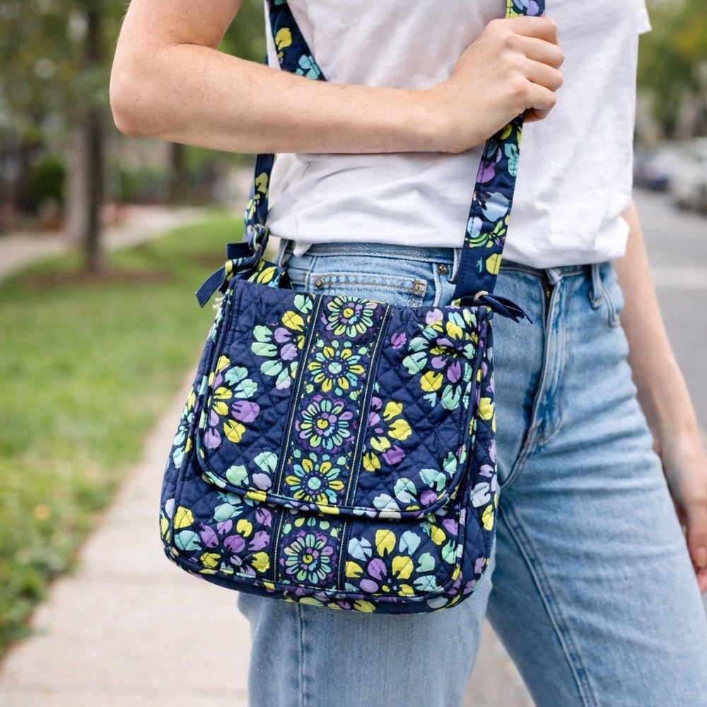 Vera Bradley Floral Quilted Crossbody Bag